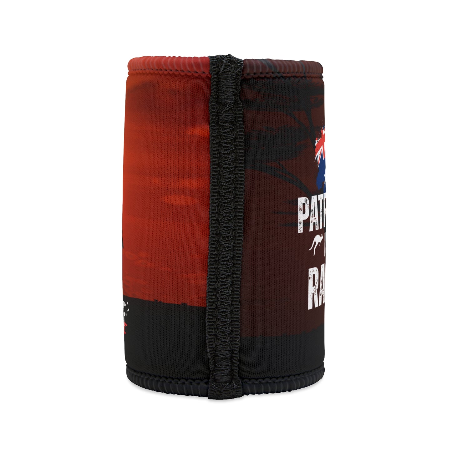 Patriotism Is Not Racism Australian Flag Beer Can Stubby Holder