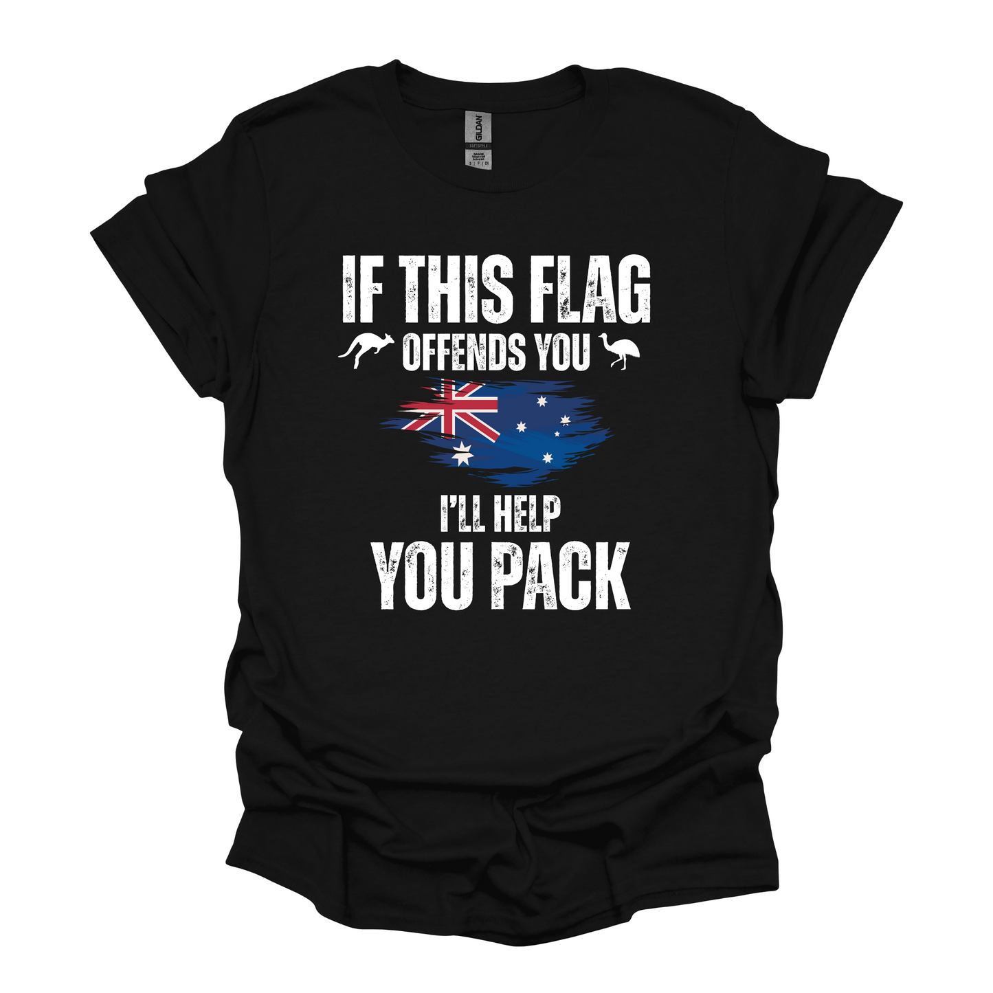 If This Flag Offends You Australian Flag Patriot Shirt