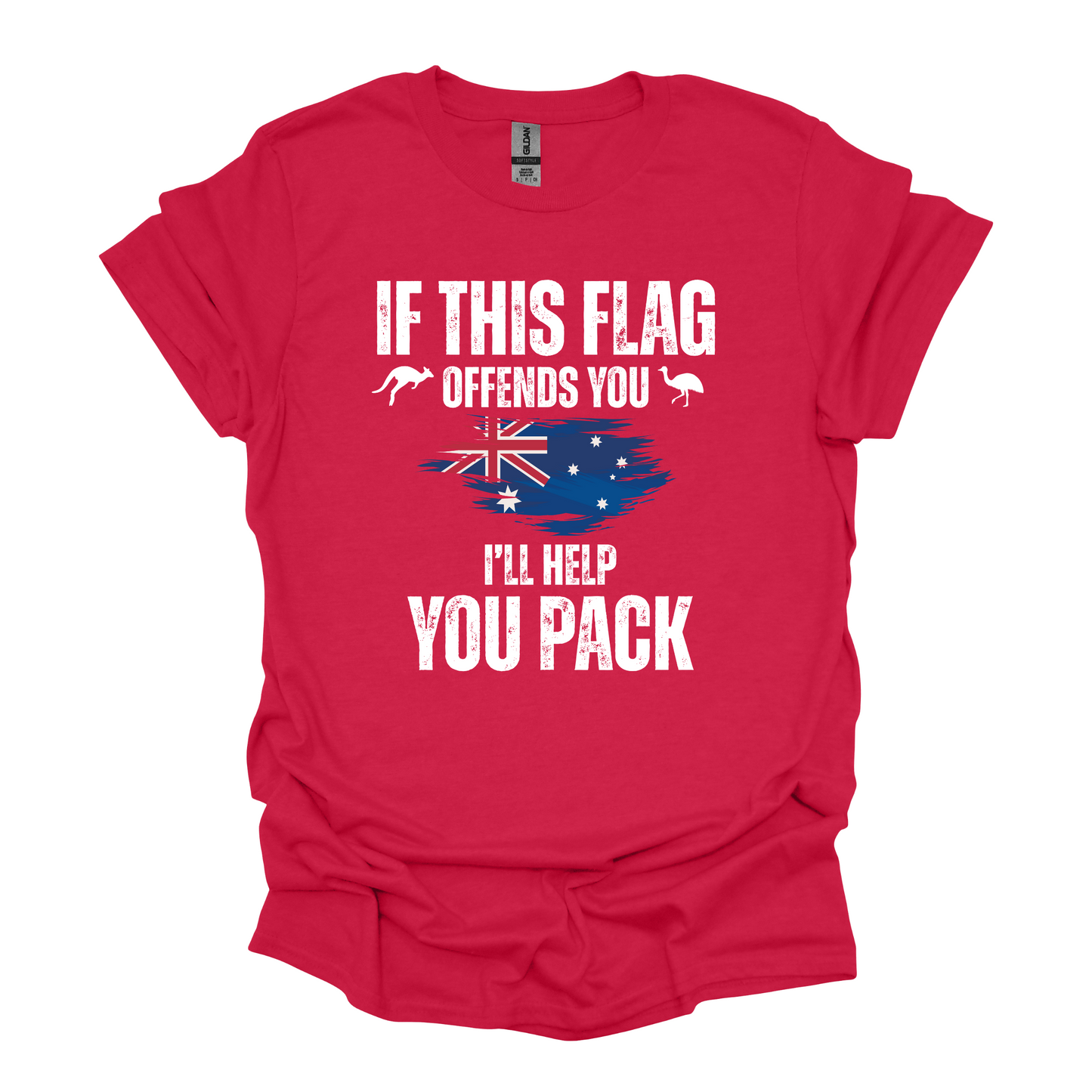 If This Flag Offends You Australian Flag Patriot Shirt