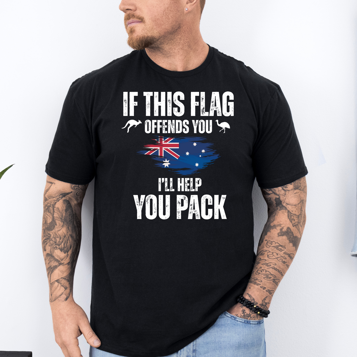 If This Flag Offends You Australian Flag Patriot Shirt
