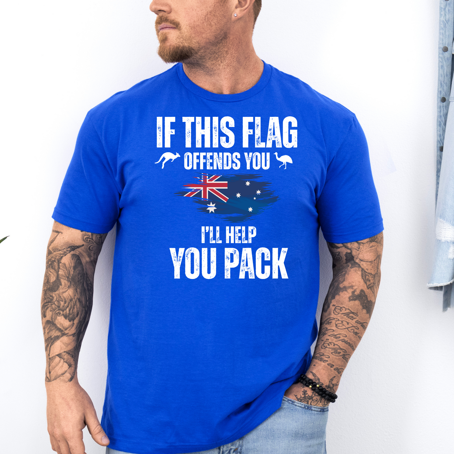 If This Flag Offends You Australian Flag Patriot Shirt