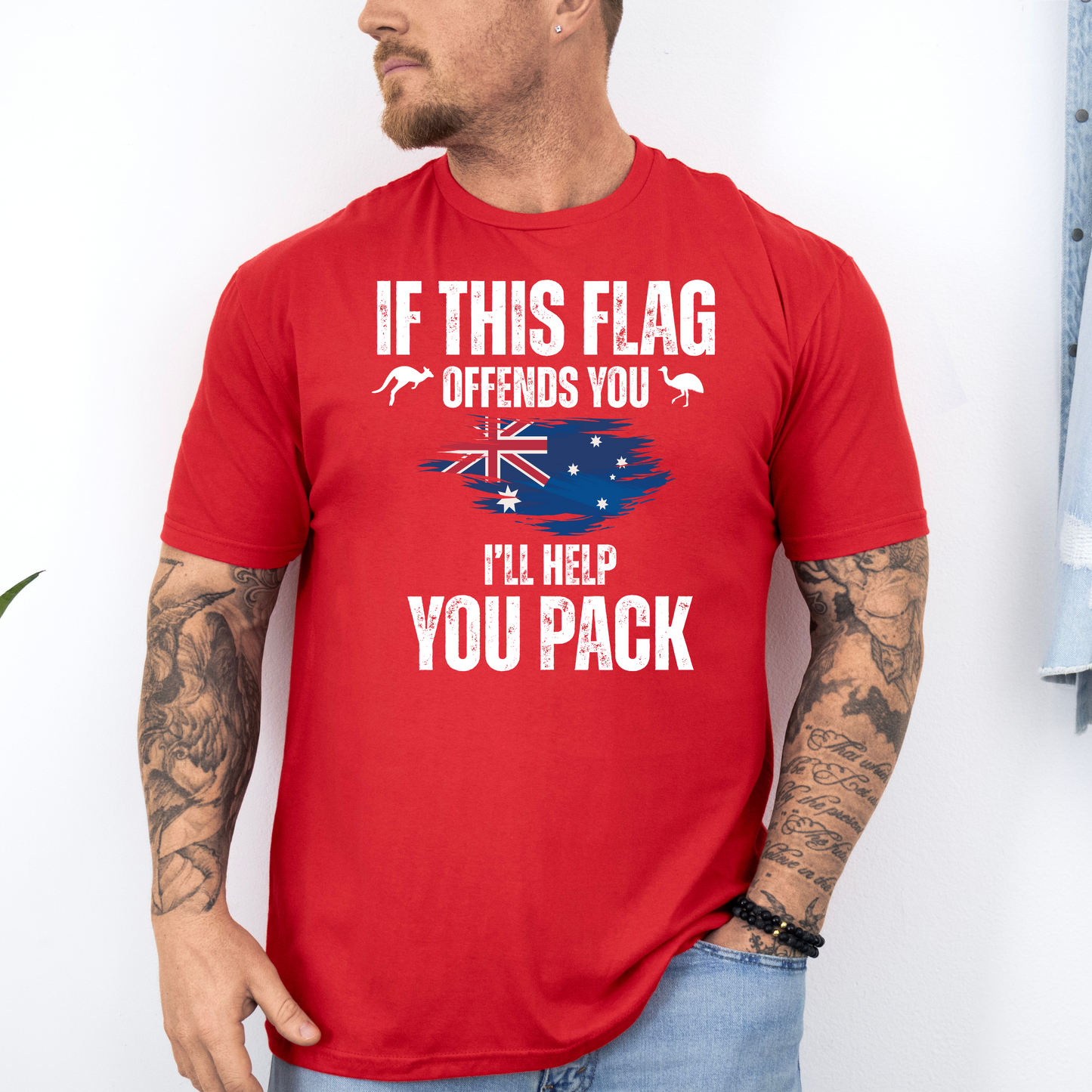 If This Flag Offends You Australian Flag Patriot Shirt