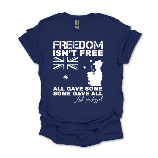 Freedom Isn't Free Australian Flag Shirt