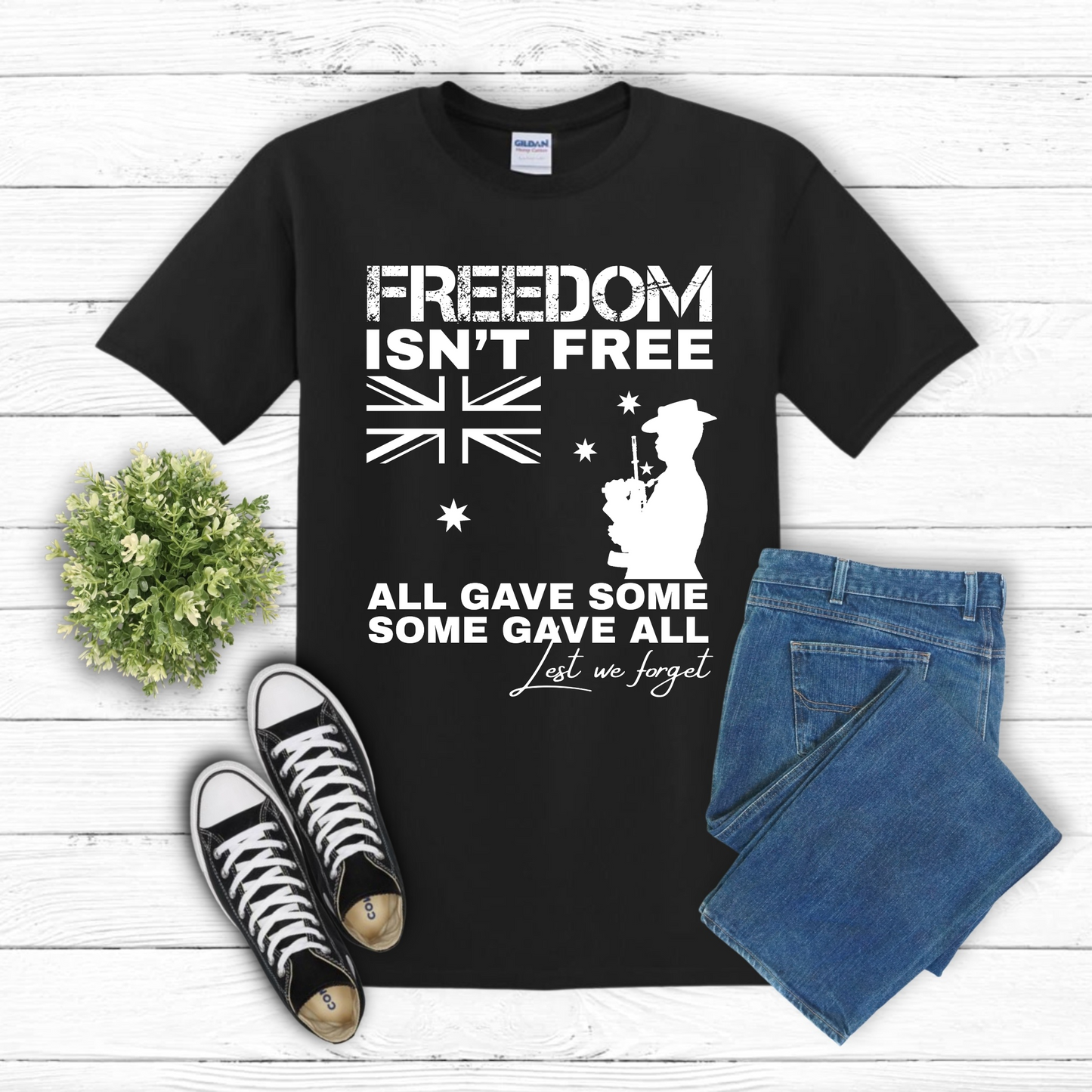 Freedom Isn't Free Australian Flag Shirt