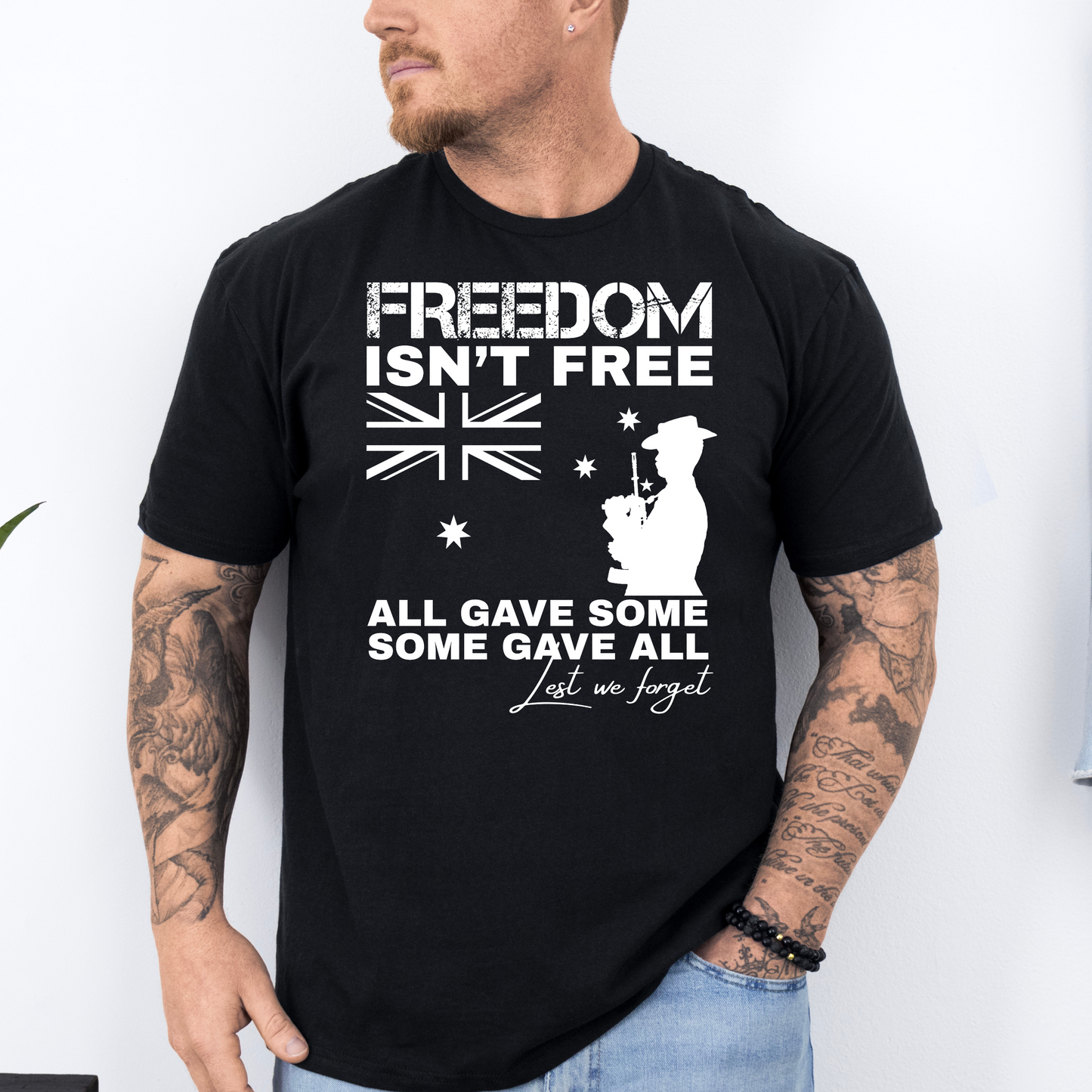 Freedom Isn't Free Australian Flag Shirt