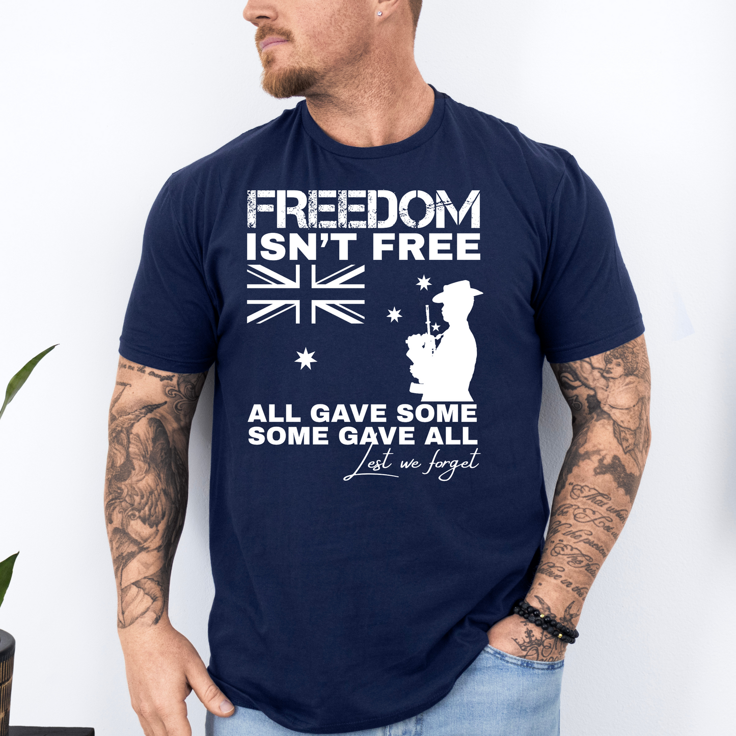 Freedom Isn't Free Australian Flag Shirt
