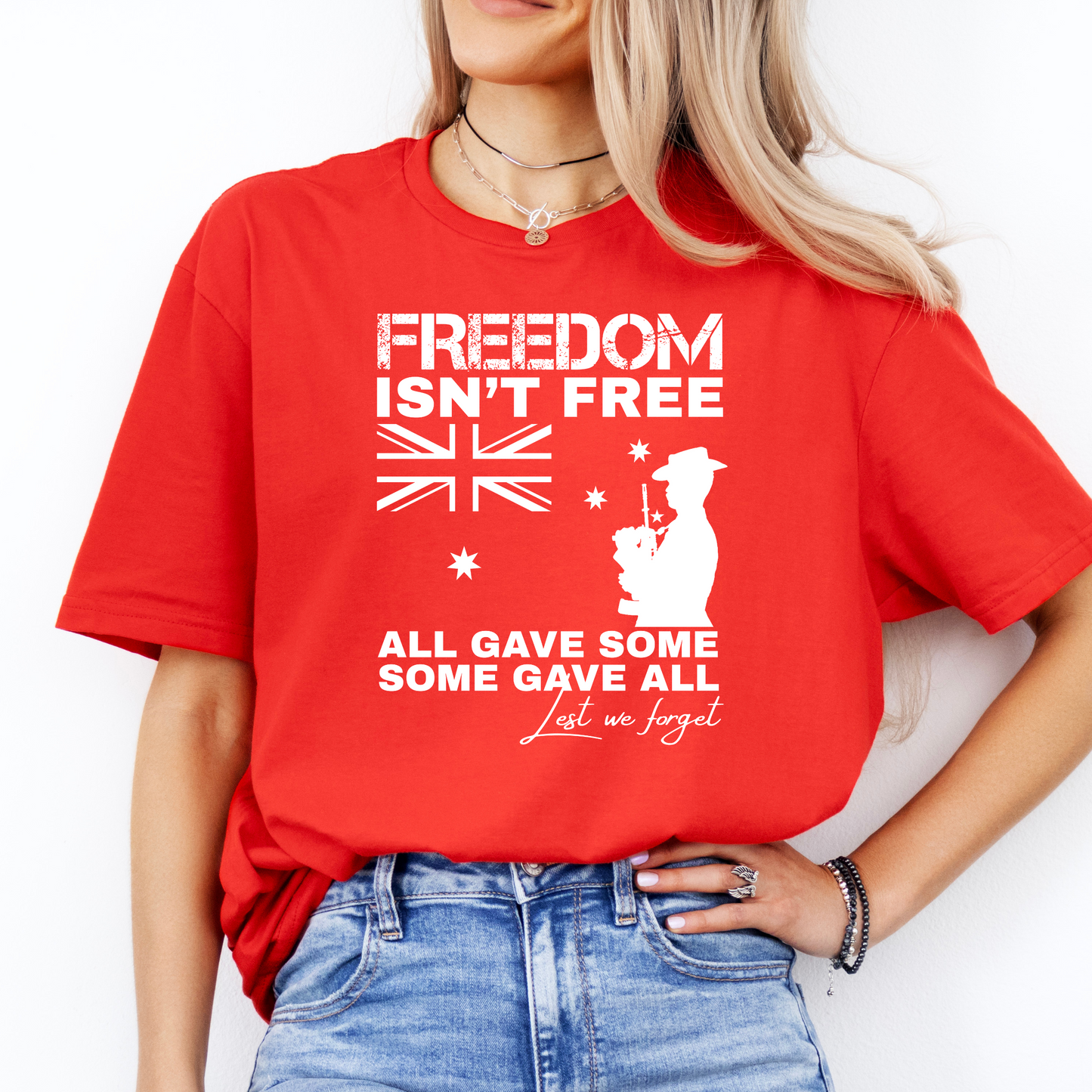 Freedom Isn't Free Australian Flag Shirt