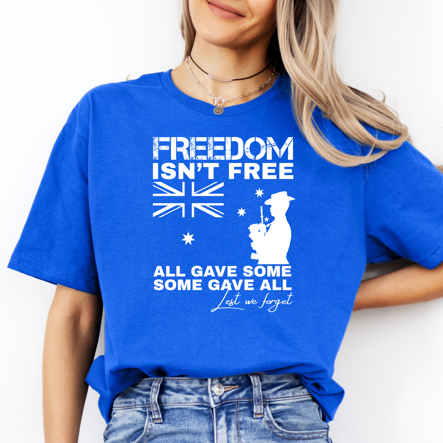 Freedom Isn't Free Australian Flag Shirt