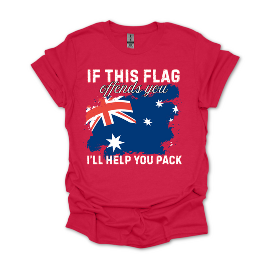 If This Flag Offends Your Australian Flag Patriot Shirt