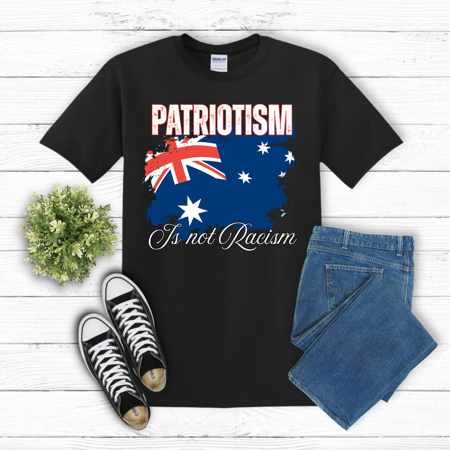 Patriotism is Not Racism Australian Patriot Flag Unisex Shirt V2