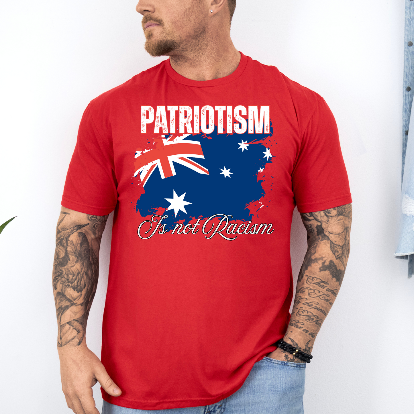 Patriotism is Not Racism Australian Patriot Flag Unisex Shirt V2