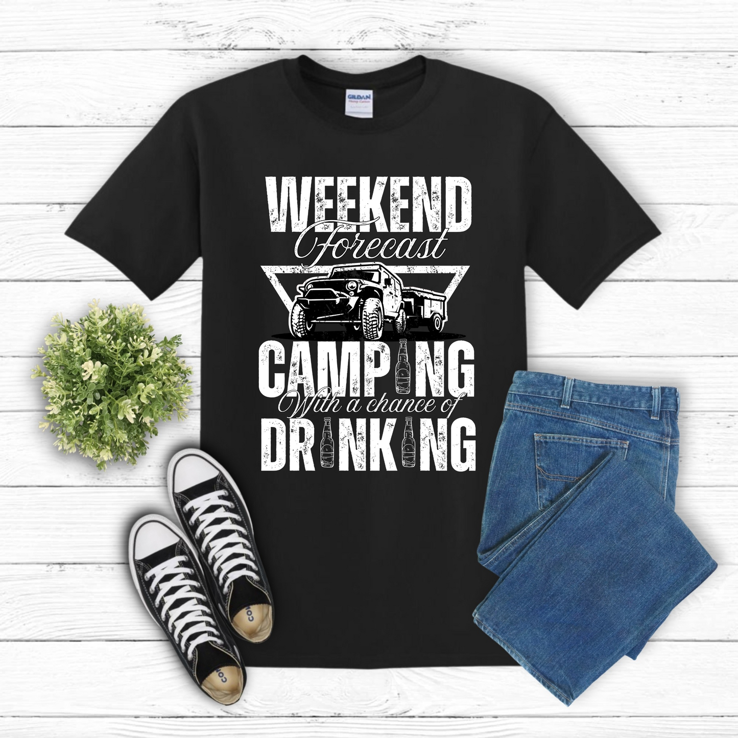 Weekend Forecast Aussie Camper Unisex Shirt
