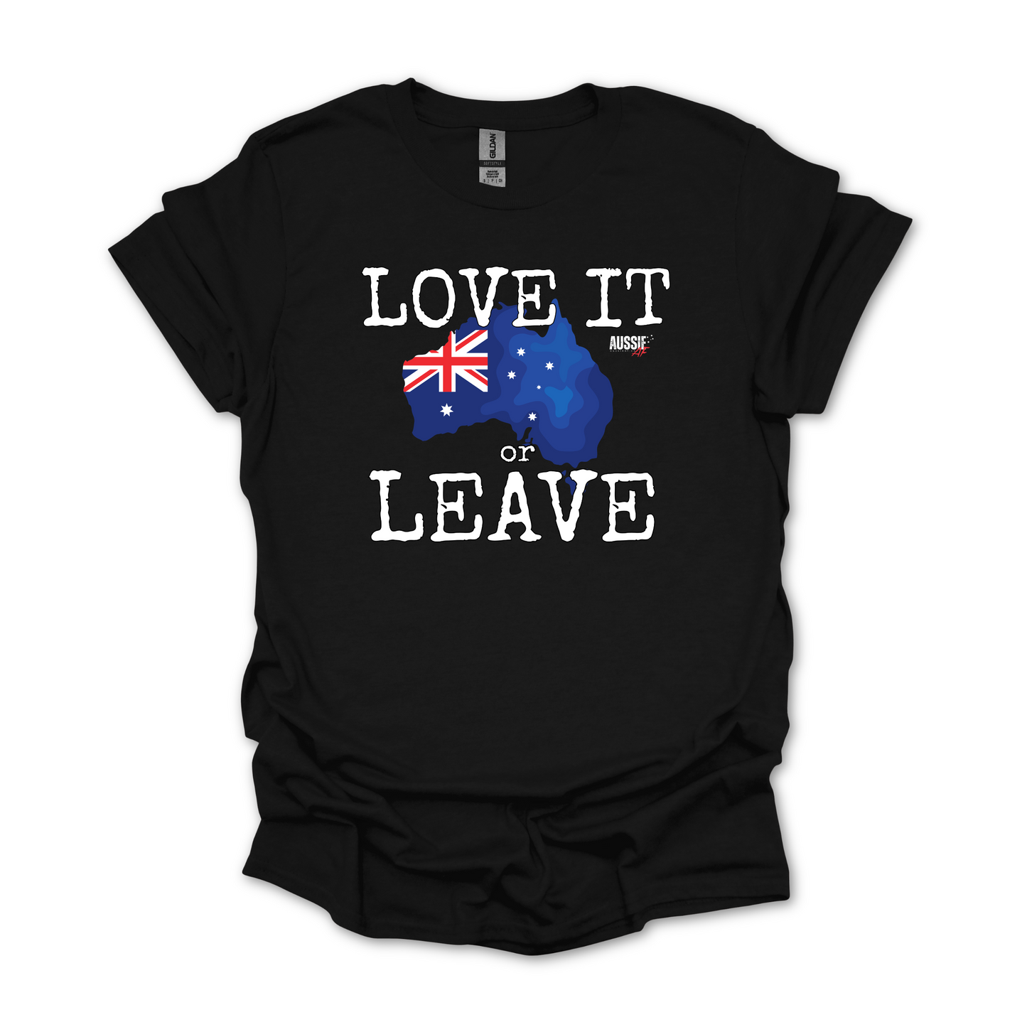 Love it or Leave Australian Flag Unisex Shirt
