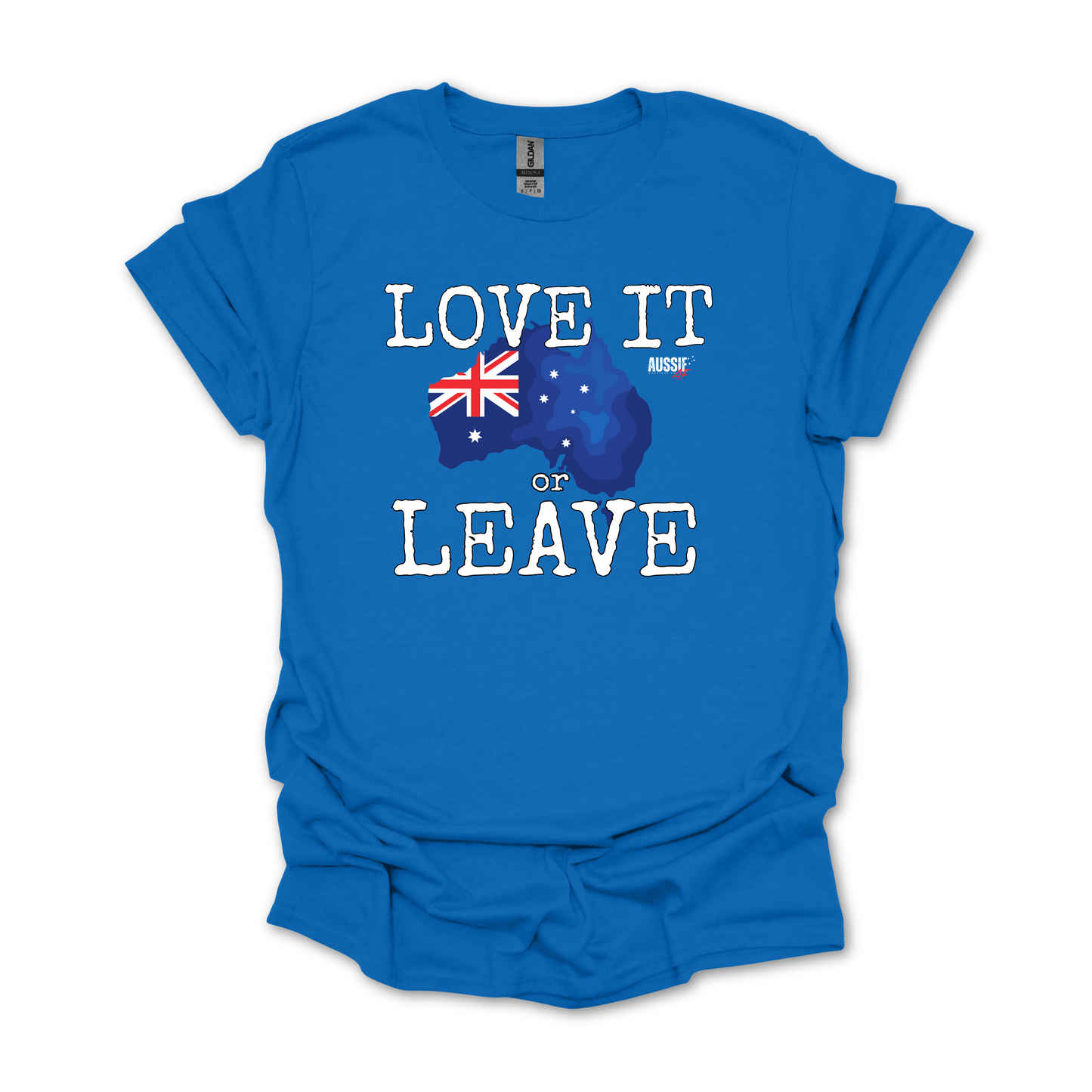 Love it or Leave Australian Flag Unisex Shirt