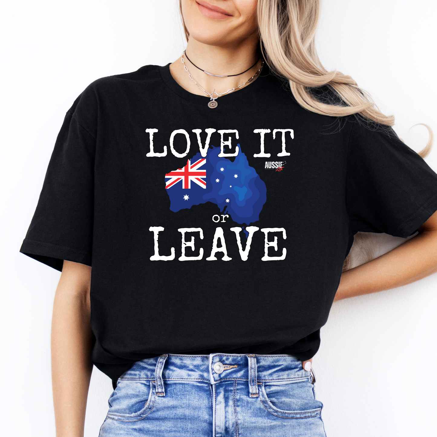 Love it or Leave Australian Flag Unisex Shirt