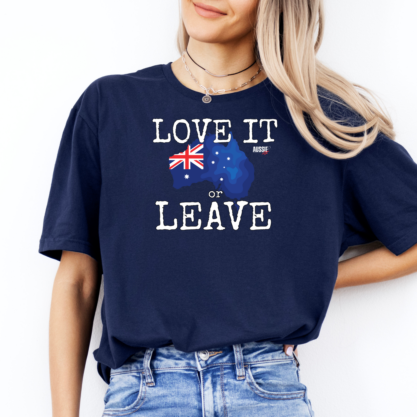 Love it or Leave Australian Flag Unisex Shirt