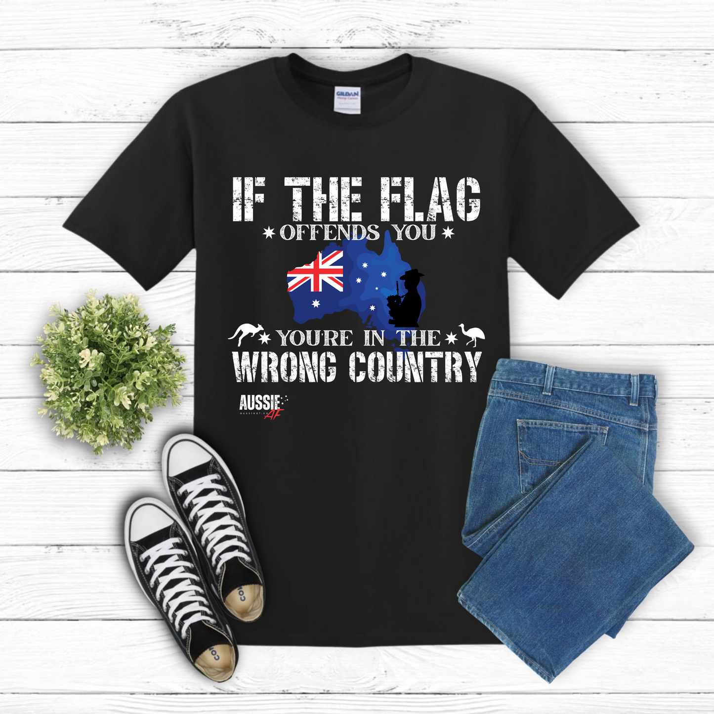 If The Flag Offends You Australian Flag Unisex Shirt