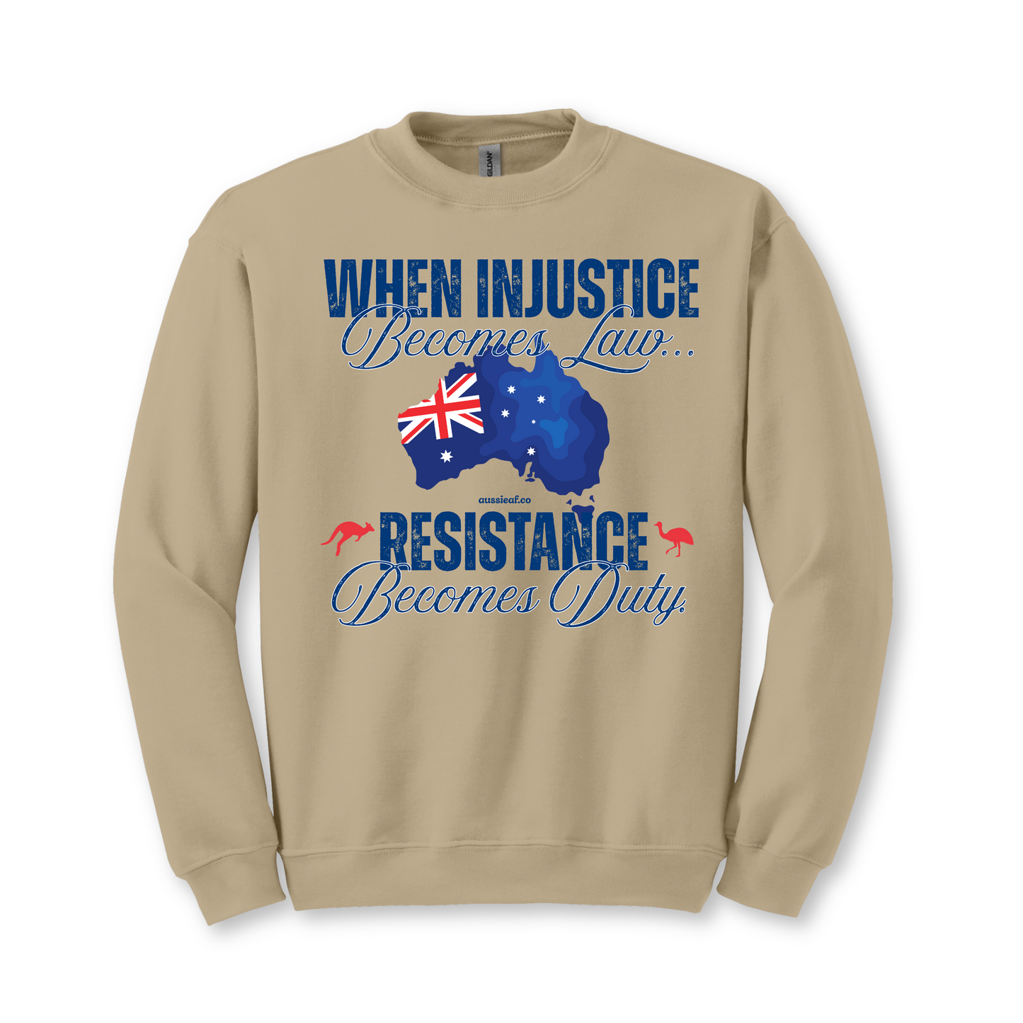 When Injustice Becomes Law Eureka Flag Jumper