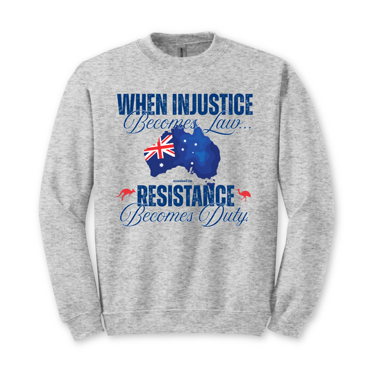 When Injustice Becomes Law Eureka Flag Jumper