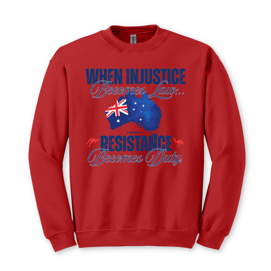 When Injustice Becomes Law Eureka Flag Jumper