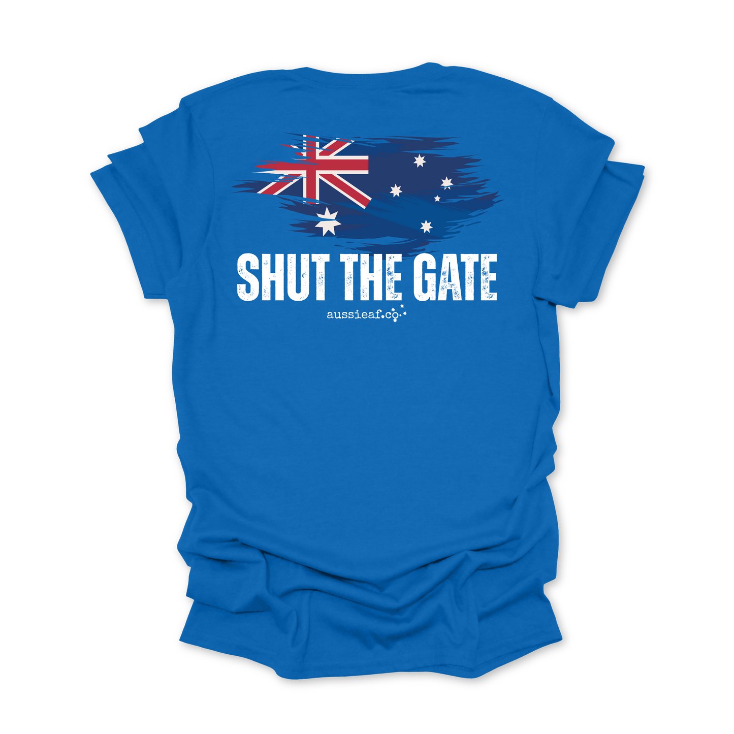 Shut the Gate Unisex BACK Print Shirt