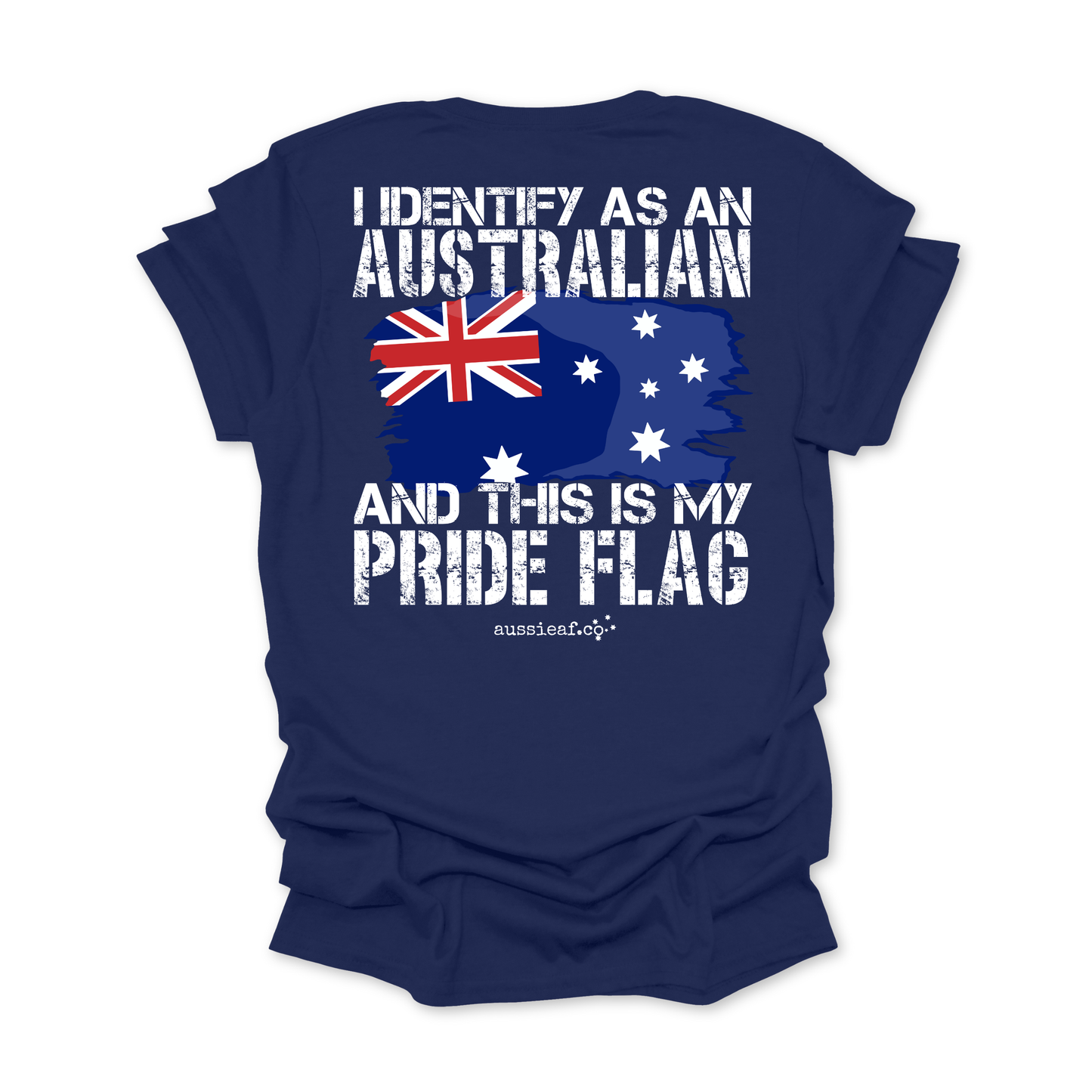 This is My Pride Flag Australian Flag Unisex BACK Print Shirt