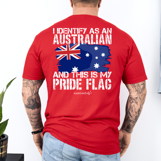 This is My Pride Flag Australian Flag Unisex BACK Print Shirt
