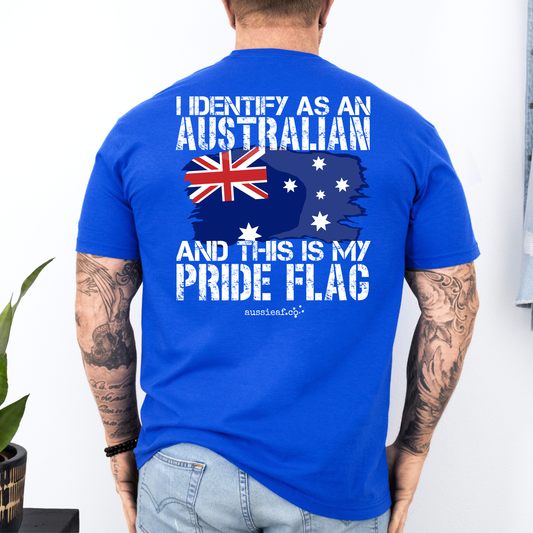 This is My Pride Flag Australian Flag Unisex BACK Print Shirt