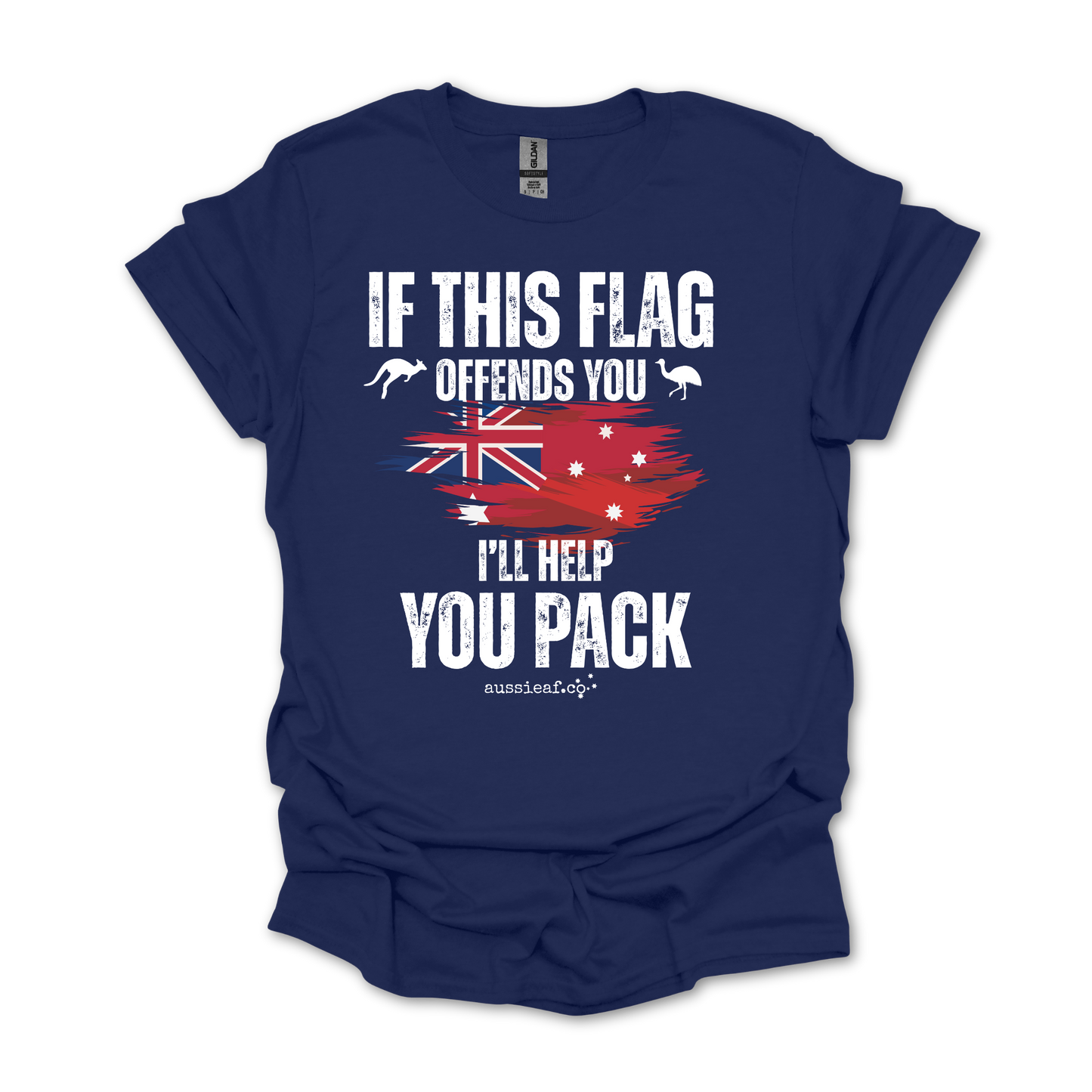 If This Flag Offends You Australian Federal Flag Unisex FRONT Print Shirt