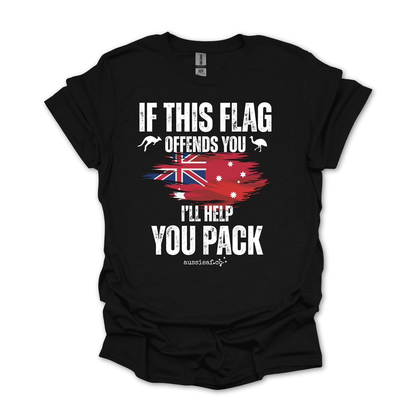 If This Flag Offends You Australian Federal Flag Unisex FRONT Print Shirt