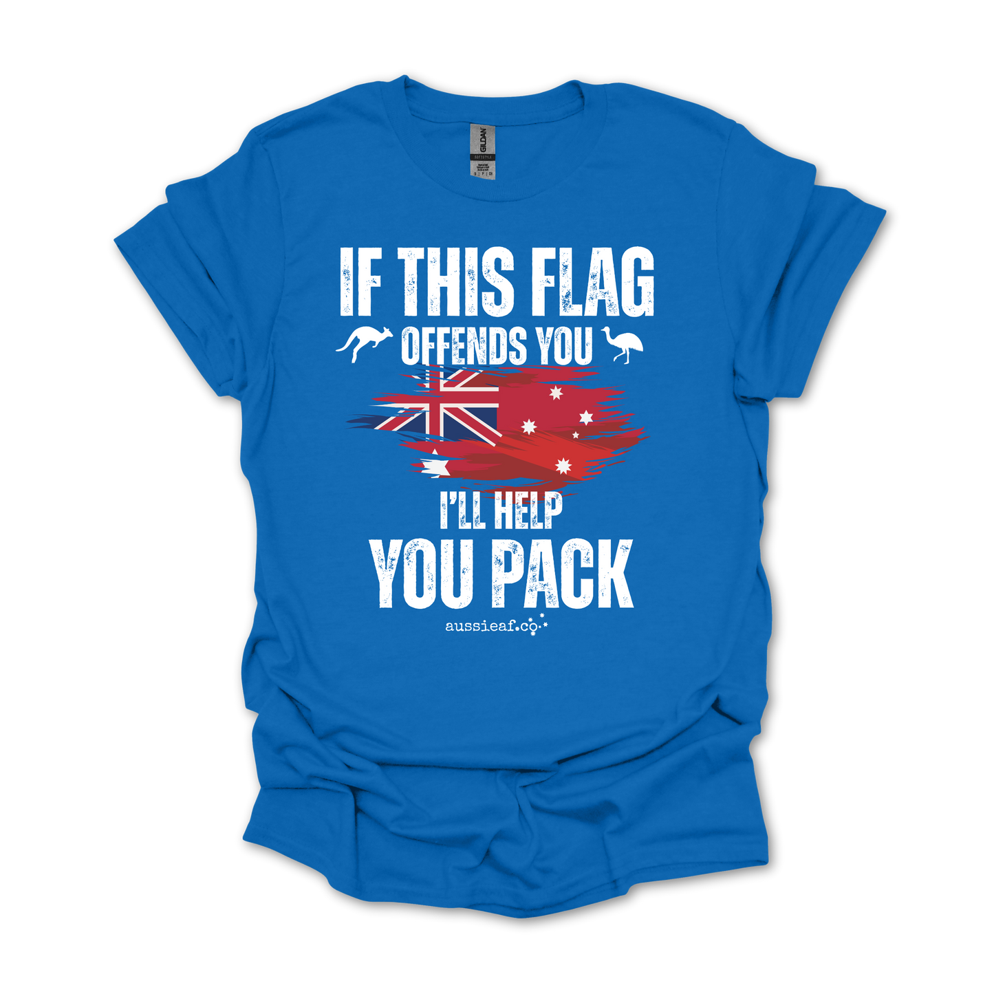 If This Flag Offends You Australian Federal Flag Unisex FRONT Print Shirt