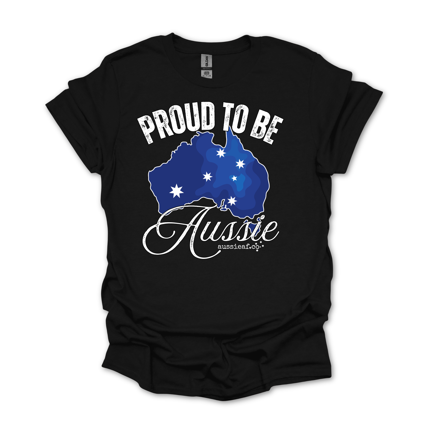 Proud to Be Aussie Southern Cross Australian Unisex FRONT Print Shirt