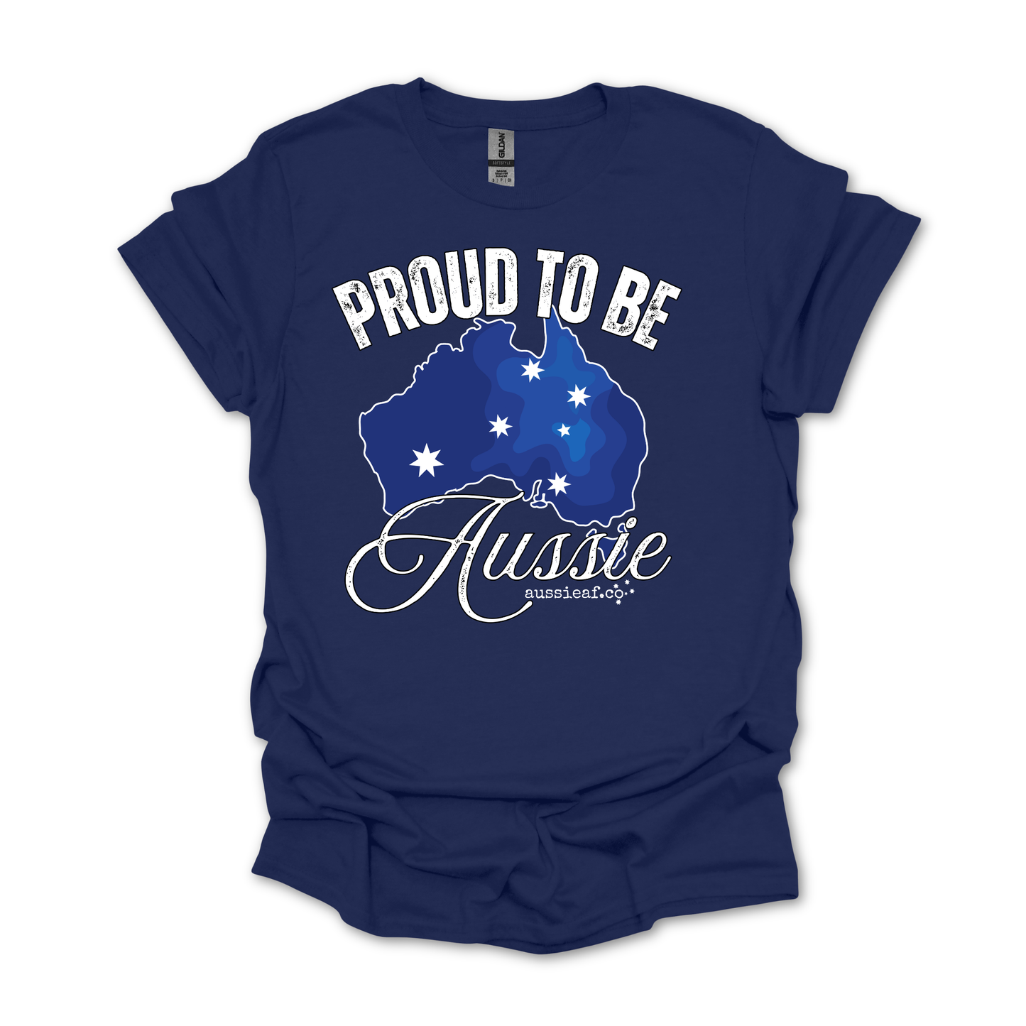 Proud to Be Aussie Southern Cross Australian Unisex FRONT Print Shirt