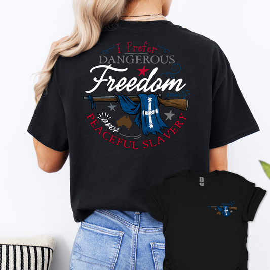 Dangerous Freedom Shirt - Eureka Flag Aussie Tee