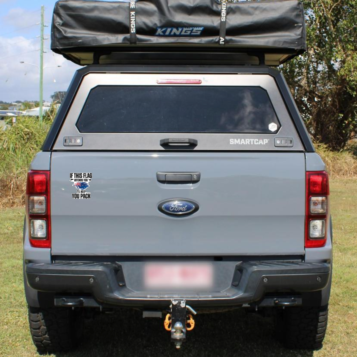 If This Flag Offends You Australian Flag Car Bumper Sticker