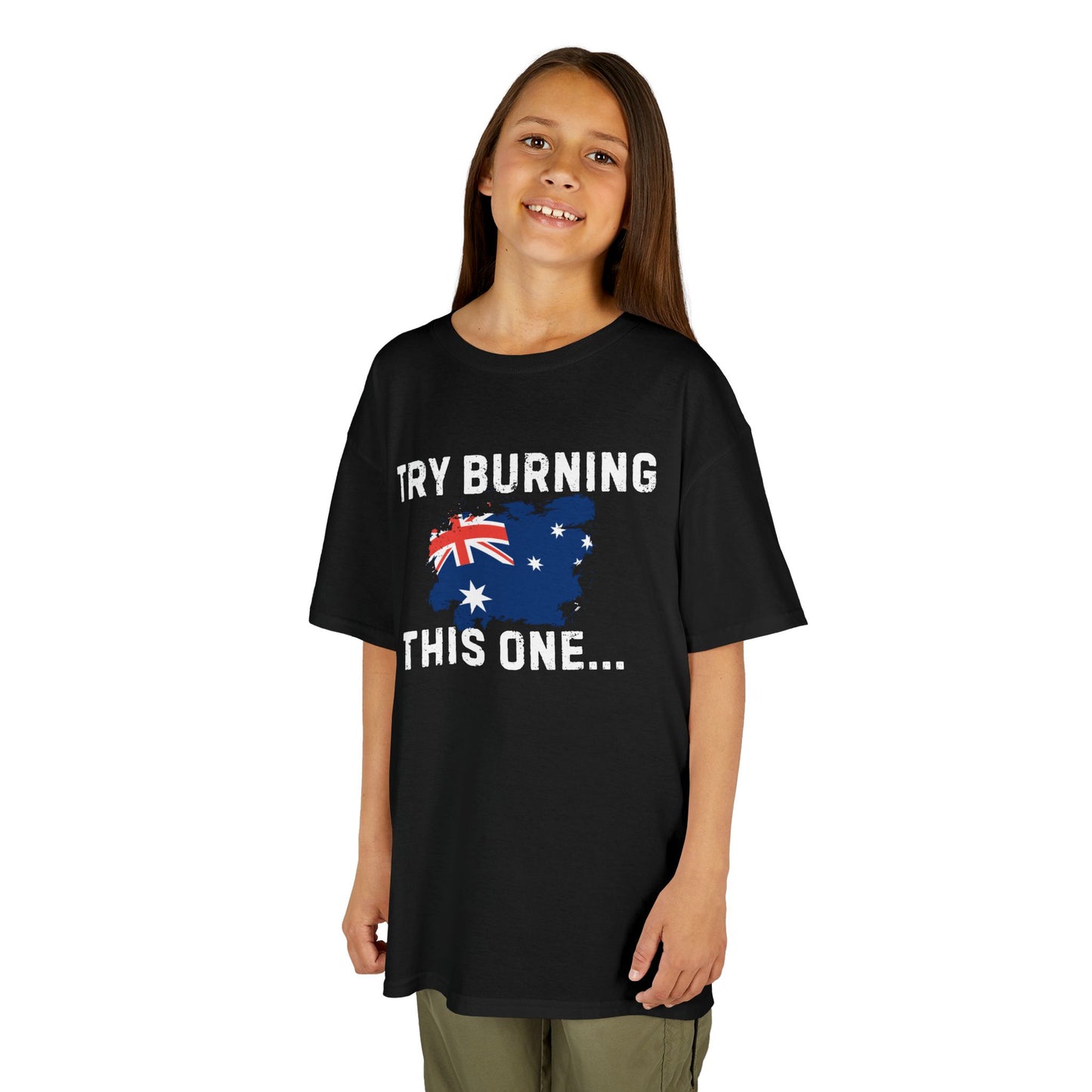 Try Burning This One Kids Unisex Tee