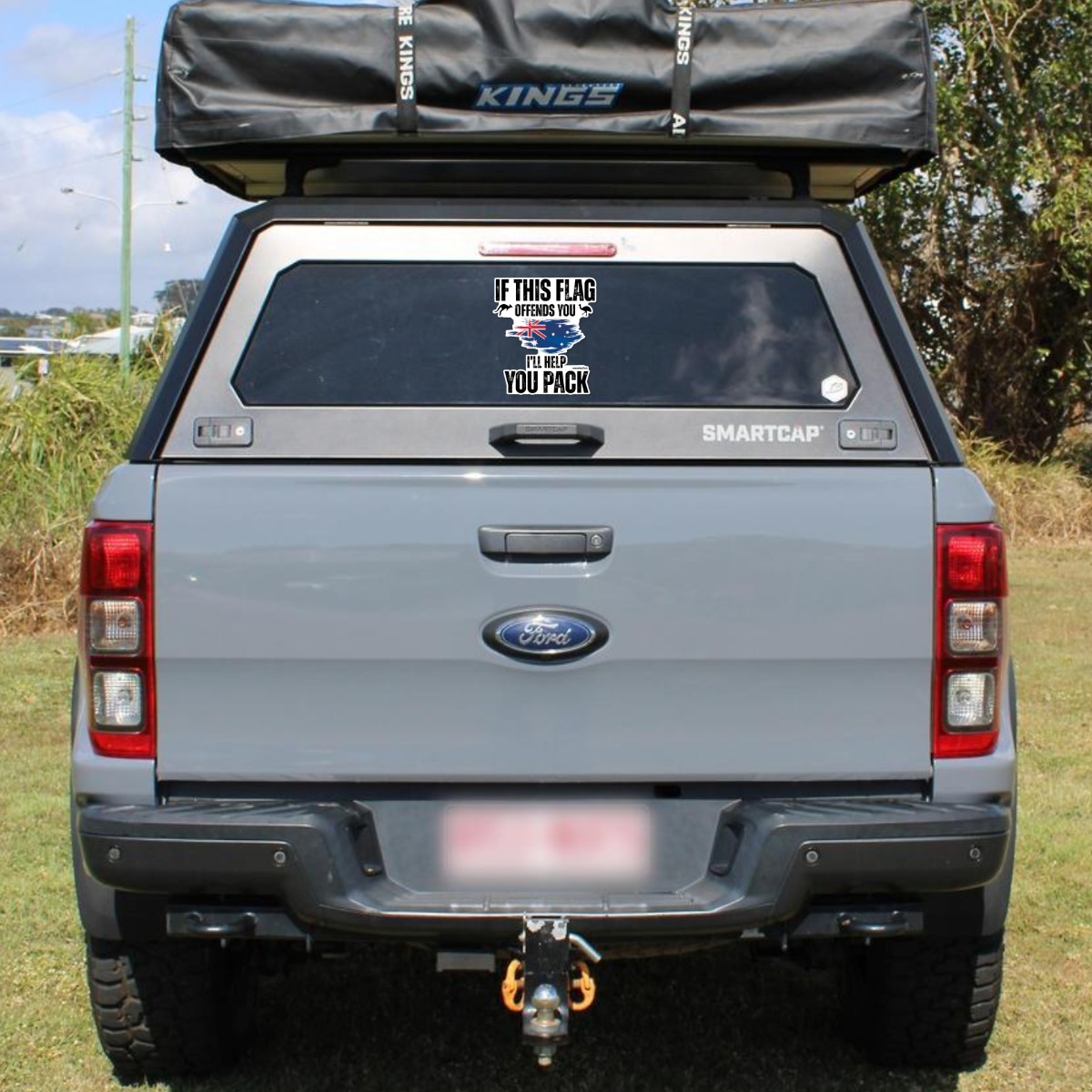 If This Flag Offends You Australian Flag Car Bumper Sticker
