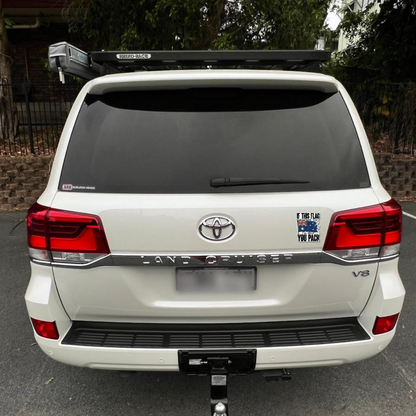 If This Flag Offends, I'll Help You Pack V2 Australian Flag UV Vinyl Bumper Sticker