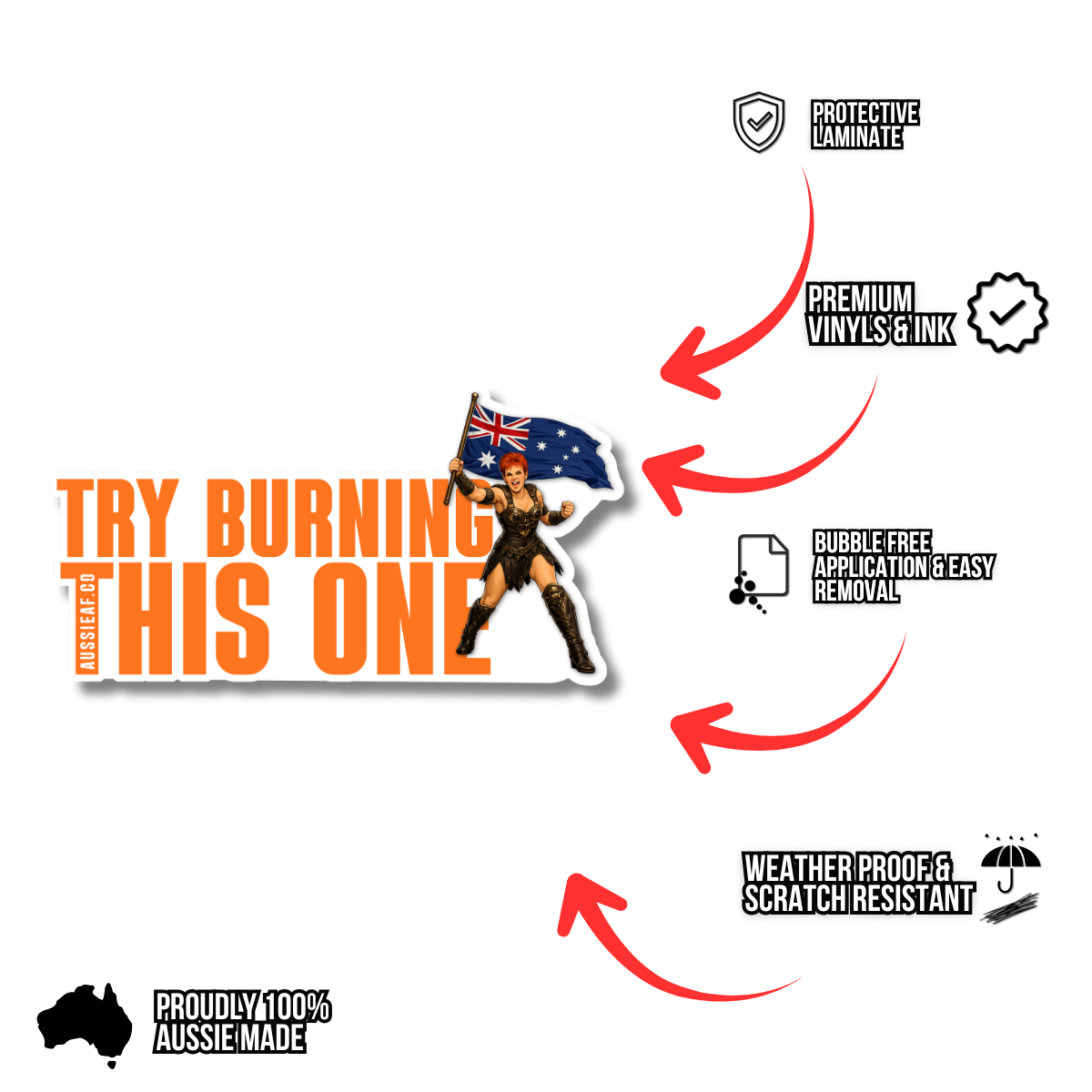 Try Burning This One UV Vinyl Sticker [Limited Edition]