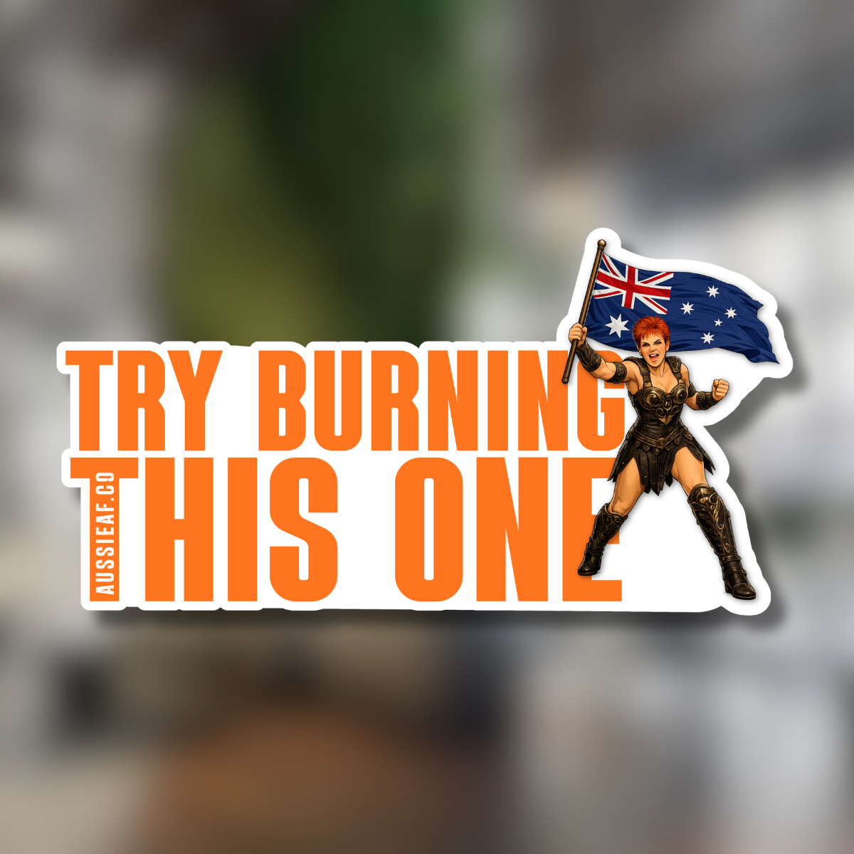 Try Burning This One UV Vinyl Sticker [Limited Edition]