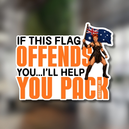 If This Flag Offends UV Vinyl Sticker [Limited Edition]