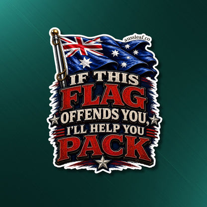 If This Flag Offends You - UV Vinyl Sticker [Limited Edition]