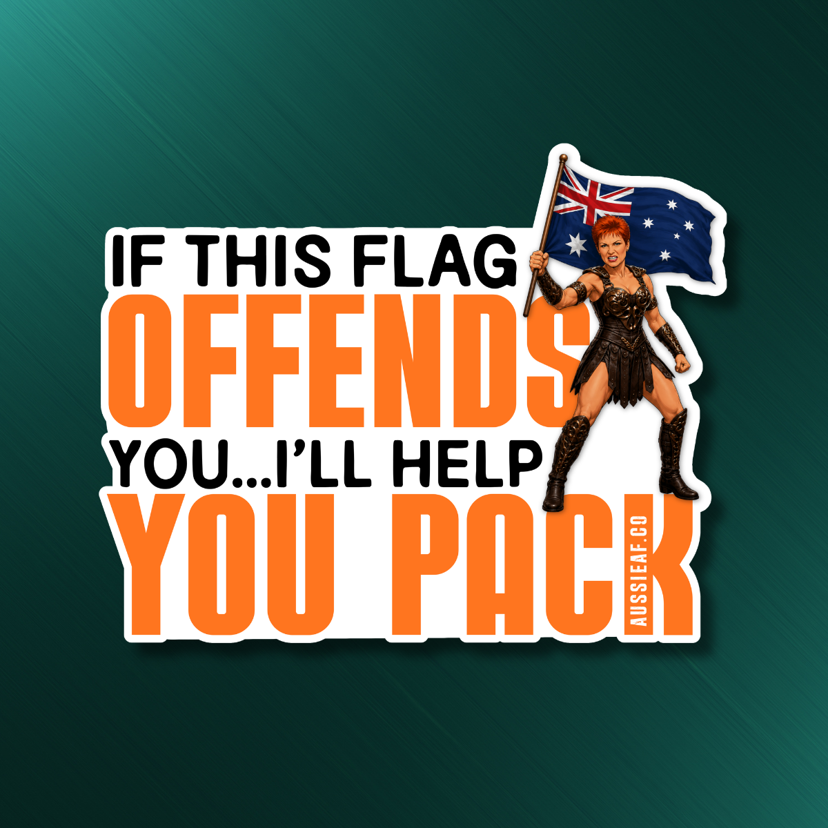 If This Flag Offends UV Vinyl Sticker [Limited Edition]
