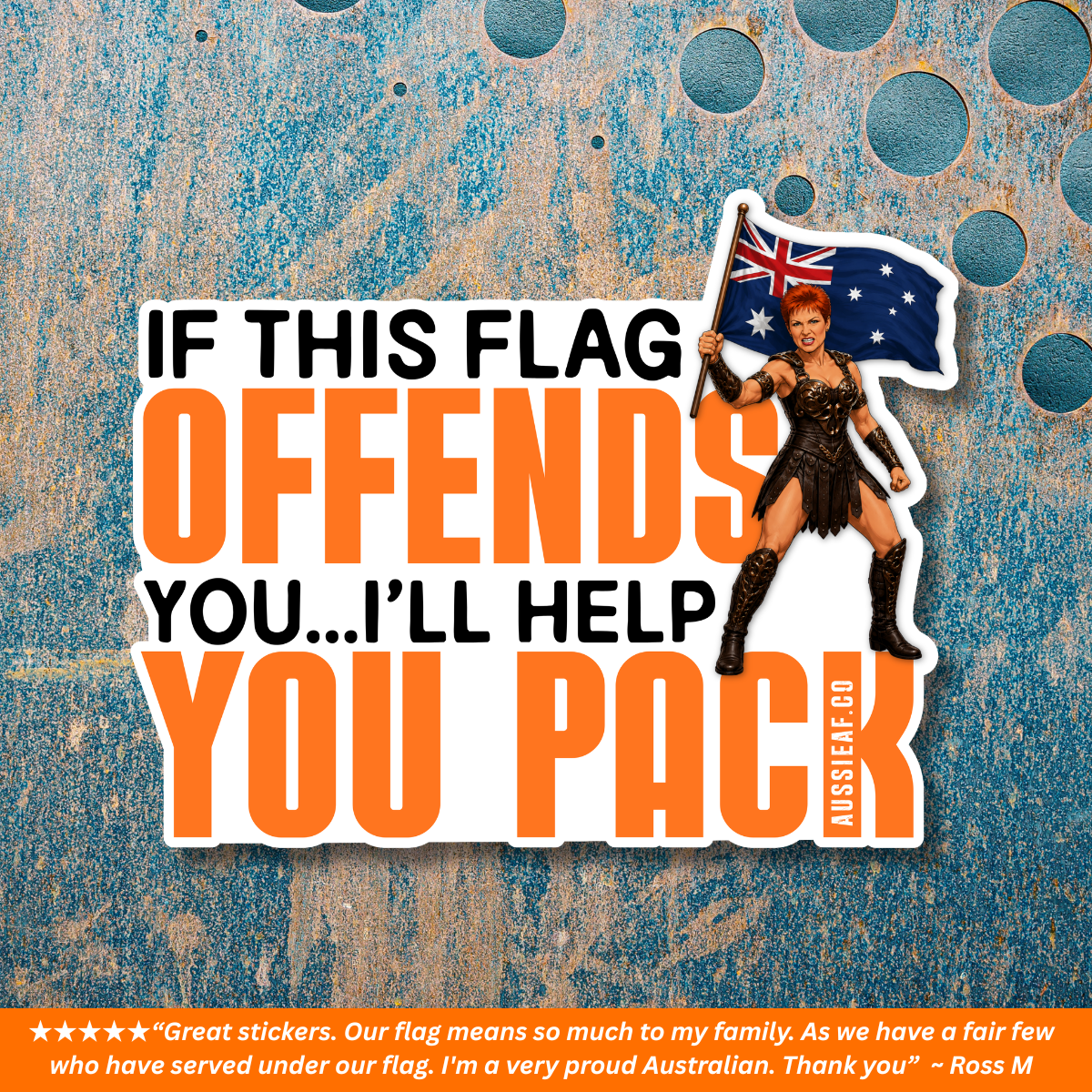 If This Flag Offends UV Vinyl Sticker [Limited Edition]