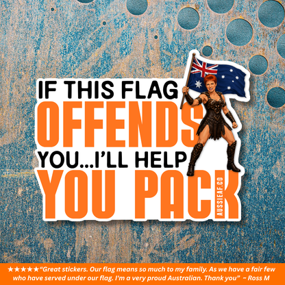 If This Flag Offends UV Vinyl Sticker [Limited Edition]