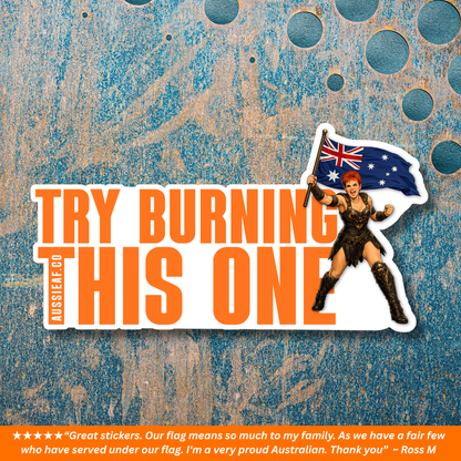 Try Burning This One UV Vinyl Sticker [Limited Edition]