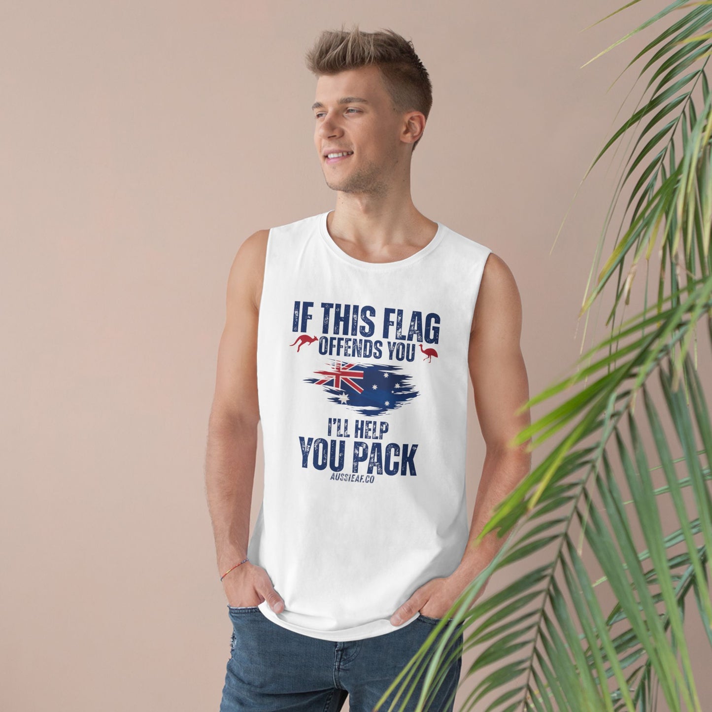 If This Flag Offends You Tank Singlet