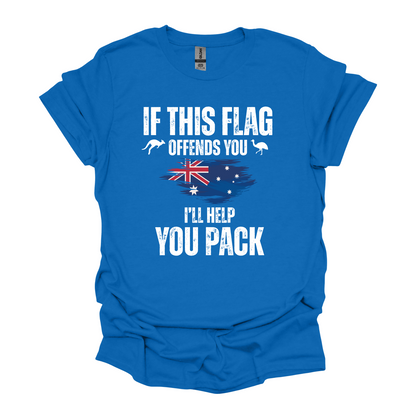 If This Flag Offends You Australian Flag Patriot Shirt