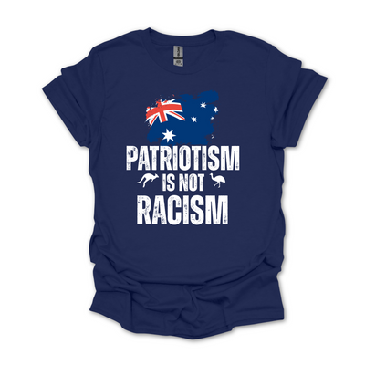 Patriotism Is Not Racism Australian Flag Shirt