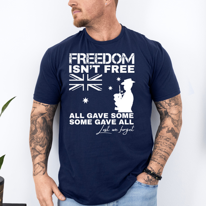 Freedom Isn't Free Australian Flag Shirt
